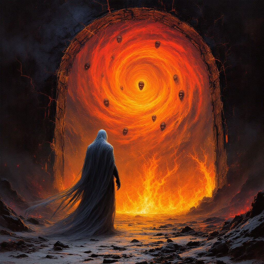 Gehenna — Twelve Months of Purification in Flames canvas artwork